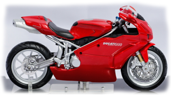 Motorcycle Model Scale 1:24 IXO DUCATI 999 TESTASTRETTA Atlas Editions 