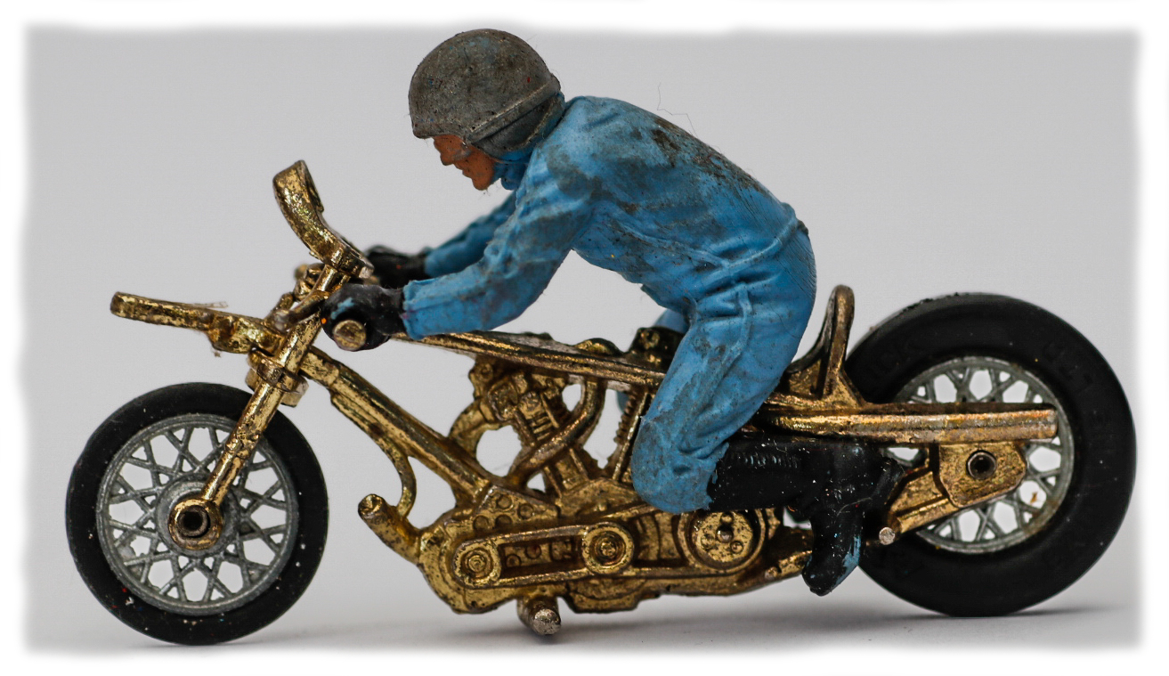 Britains Drag Bike and rider