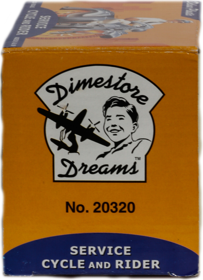 Dimestore Dreams Service Cycle and Rider