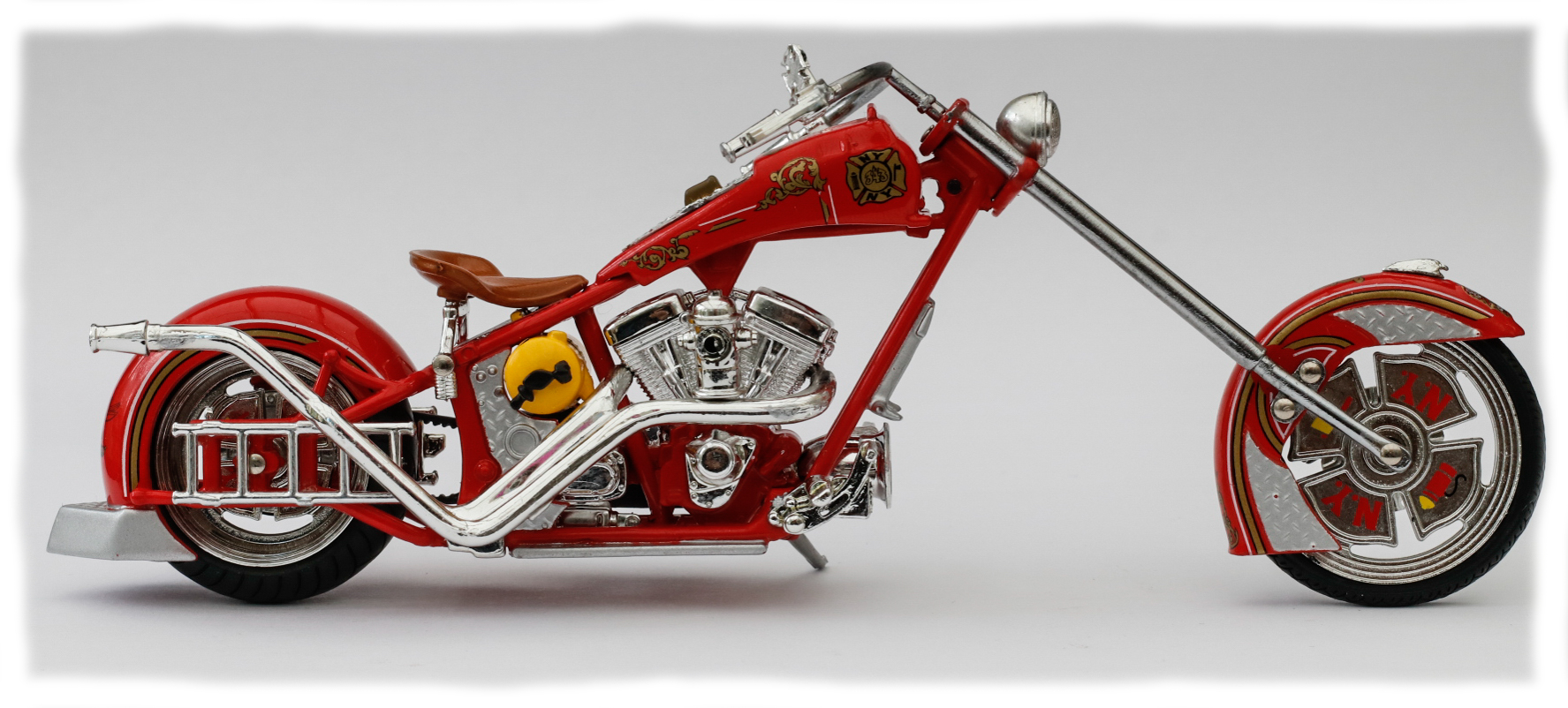 Joy Ride American Chopper The Series Fire Bike 1/18 Scale Motorcycle 
