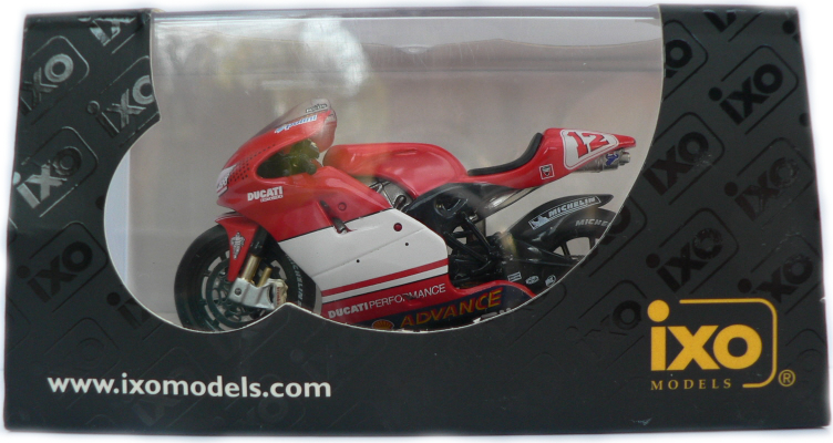 IXO Motorcycle Model Scale 1:24 DUCATI 998R Details about   Atlas Editions